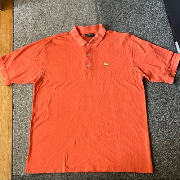 Masters Collection 100% Pima Cotton Orange Polo Shirt - XL - Picture 1 of 8